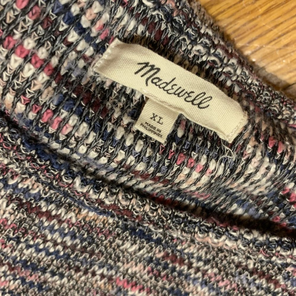 Madewell Multi-color Knit Crewneck Sweater